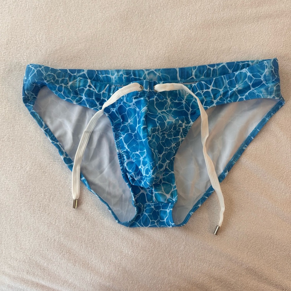 Blue Swim Briefs